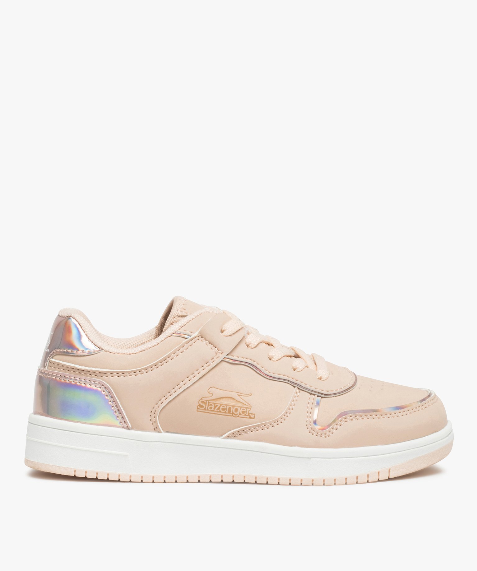 Baskets fille à lacets et détails irisés – Slazenger Cr... rose | GEMO