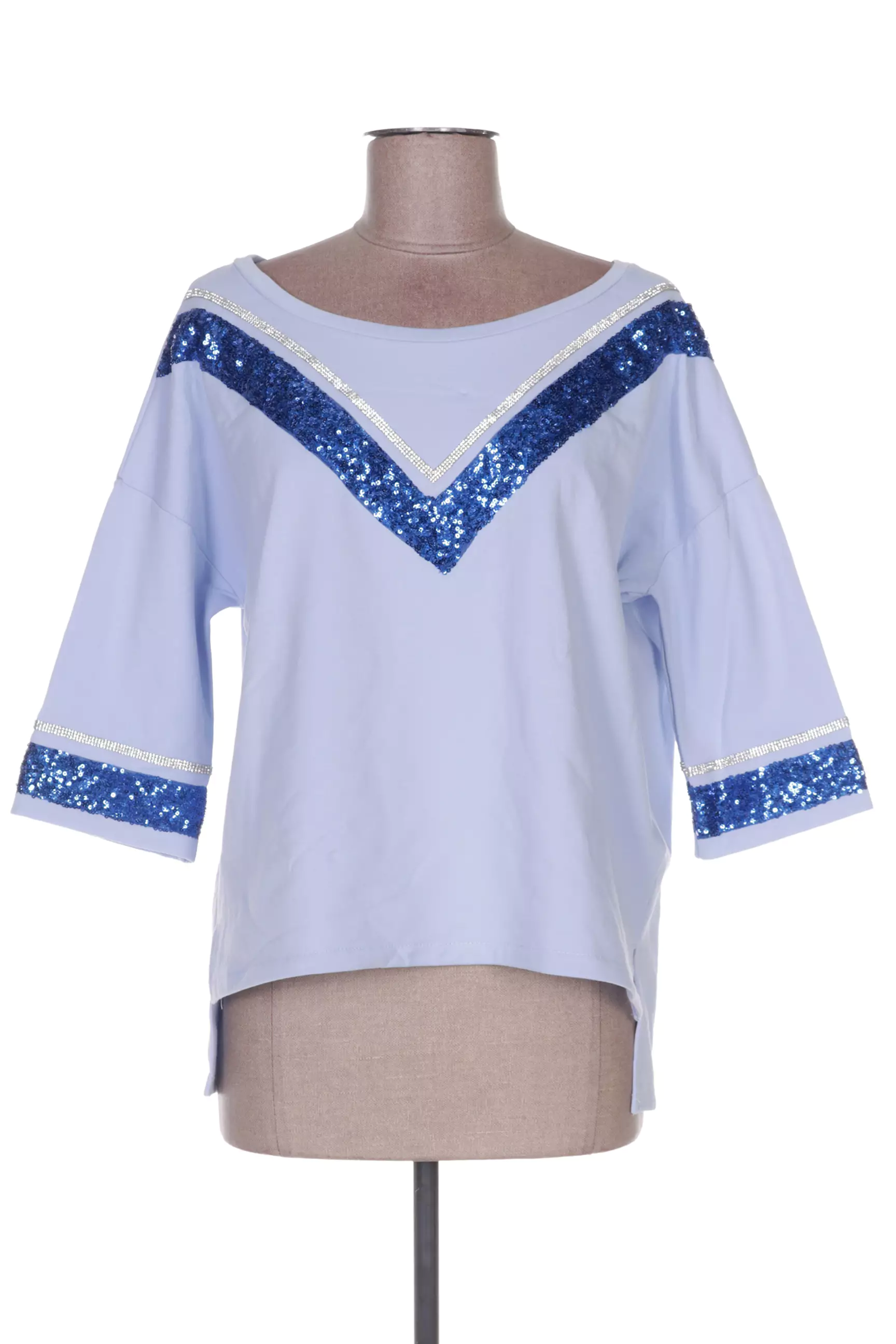 Poupee De Soie Sweats Femme couleur bleu