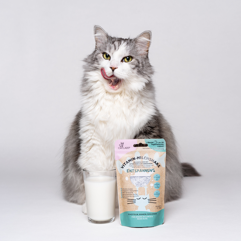 Catlab Katzenmilch & Getränke Catlab Vitamin-Milchshake für Katzen Entspannung