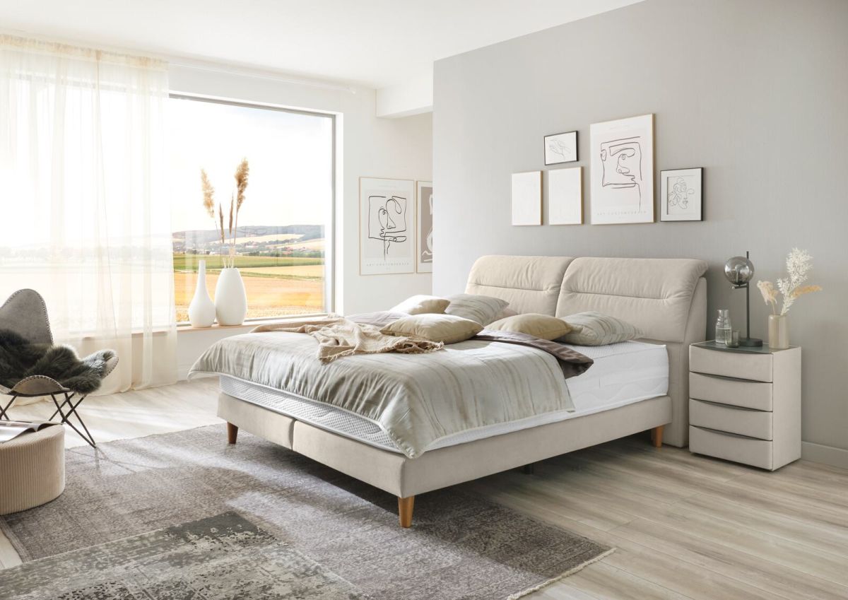 Oschmann Boxspringbett 20503 Natur 180 x 200 cm