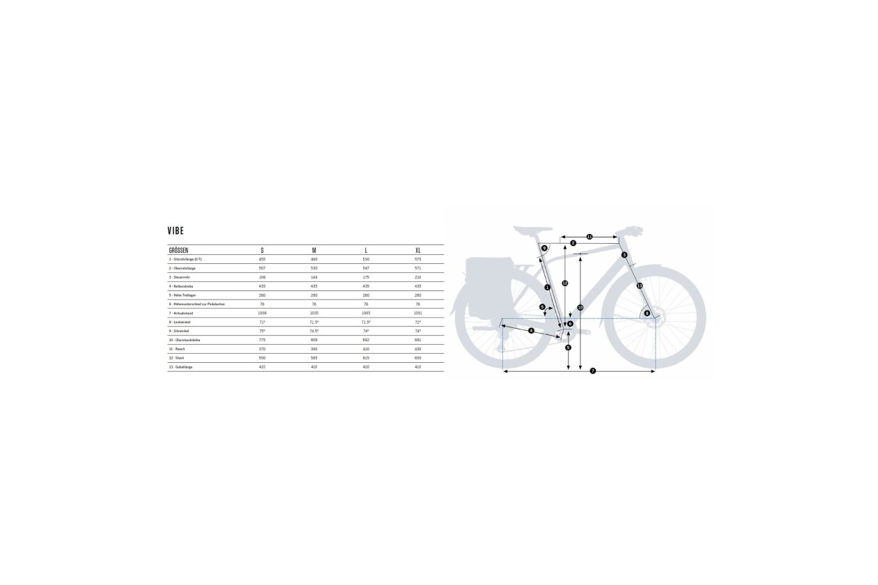 Orbea Vibe H10 - 248 Wh - 2022 - 28 Zoll - Diamant