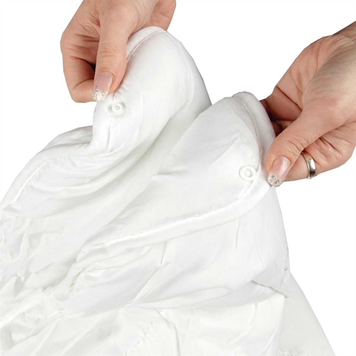 4-Jahreszeitenbett, Steppbett, Bestlivings, Füllung: Klimafaser (100% Polyester), Bettdecke 135x200cm, Allergiker geeignet - waschbar bei 95°C