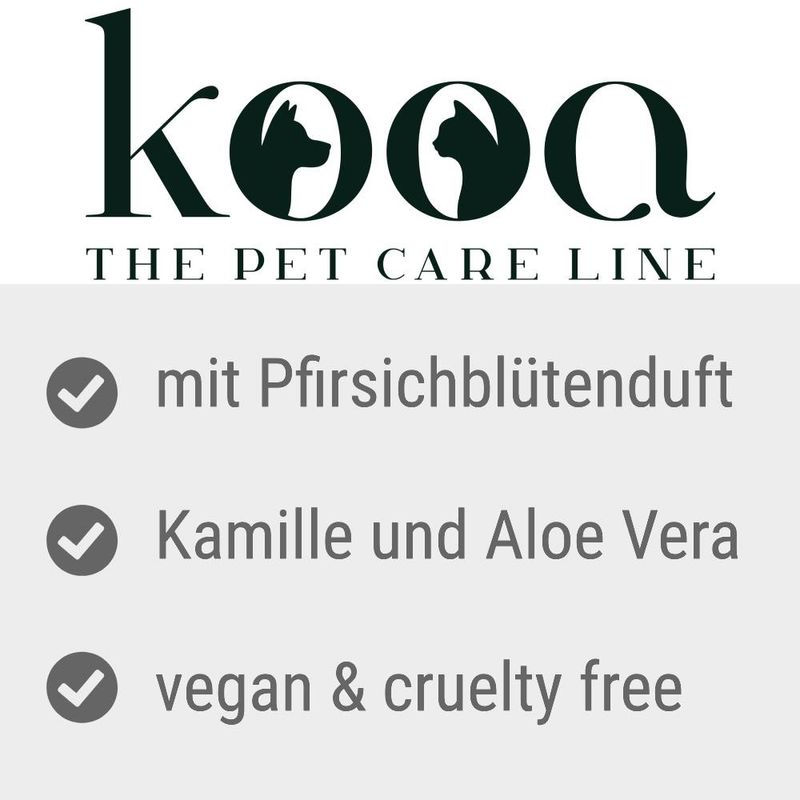 kooa Parfümiertes Fellspray mit Pfirsichblütenduft