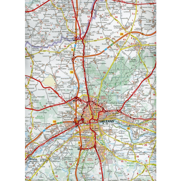Michelin Loire-Tal - Straßenkarte