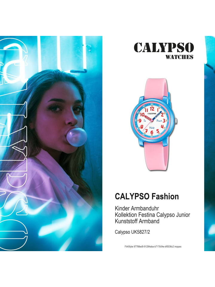 Calypso Analog-Armbanduhr Calypso Junior rosa mittel (ca. 32mm) günstig kaufen onesize