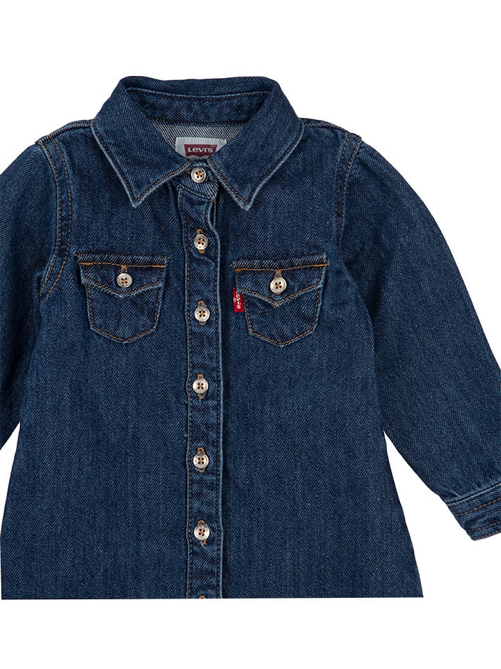 Levi's Kids Jeanskleid in Dunkelblau günstig kaufen