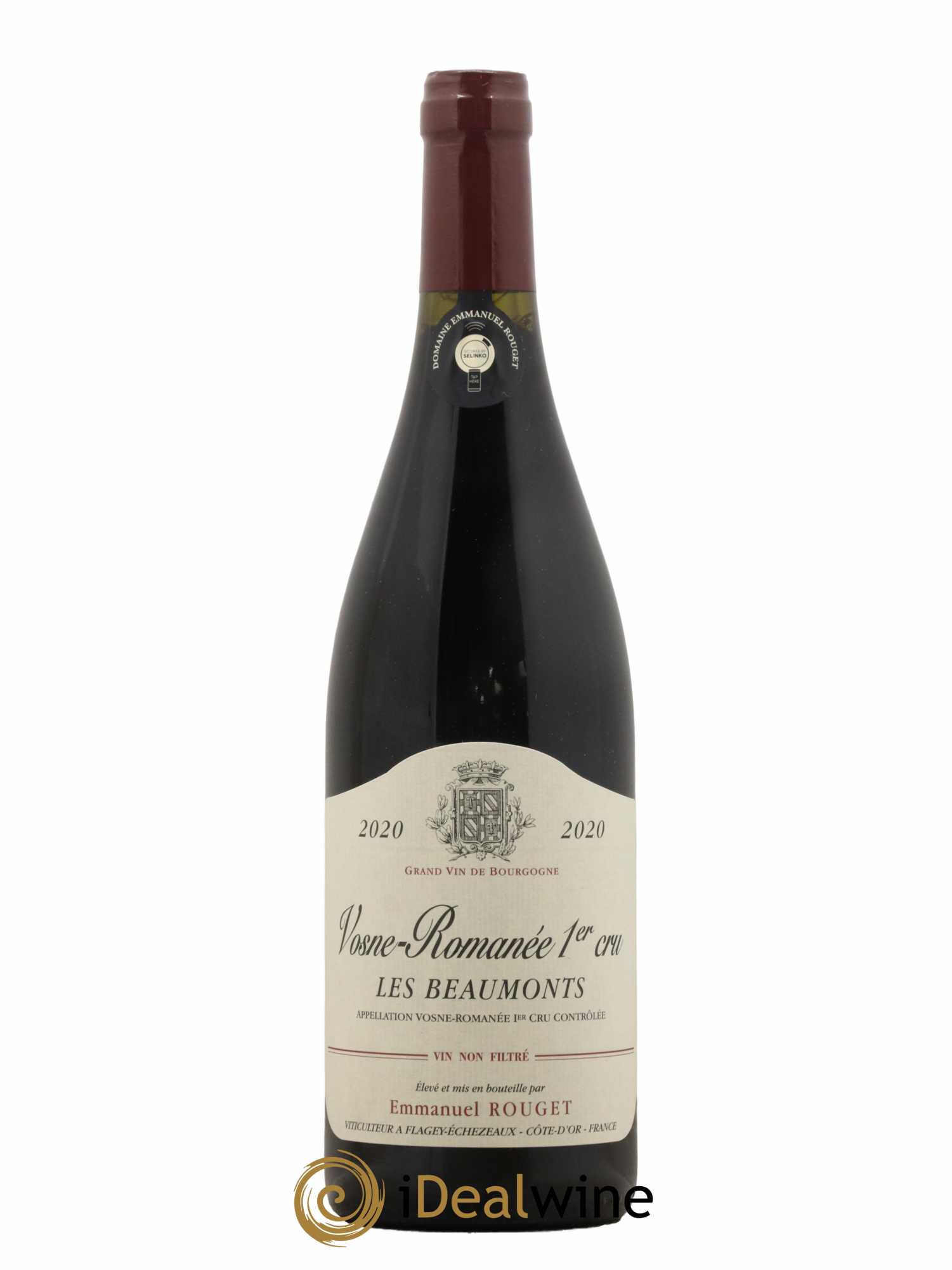Vosne-Romanée 1er Cru Les Beaumonts Emmanuel Rouget  2020 - Lot de 1 Bouteille