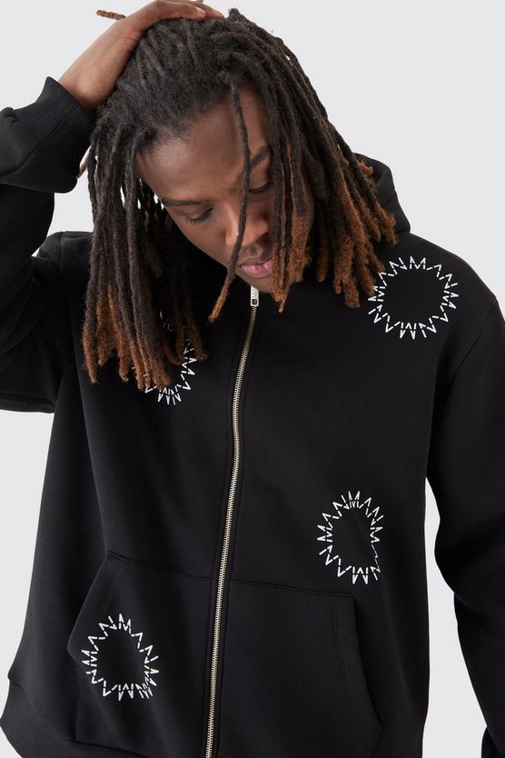 Oversize Man Dash Trainingsanzug mit Reißverschluss und geteiltem Saum