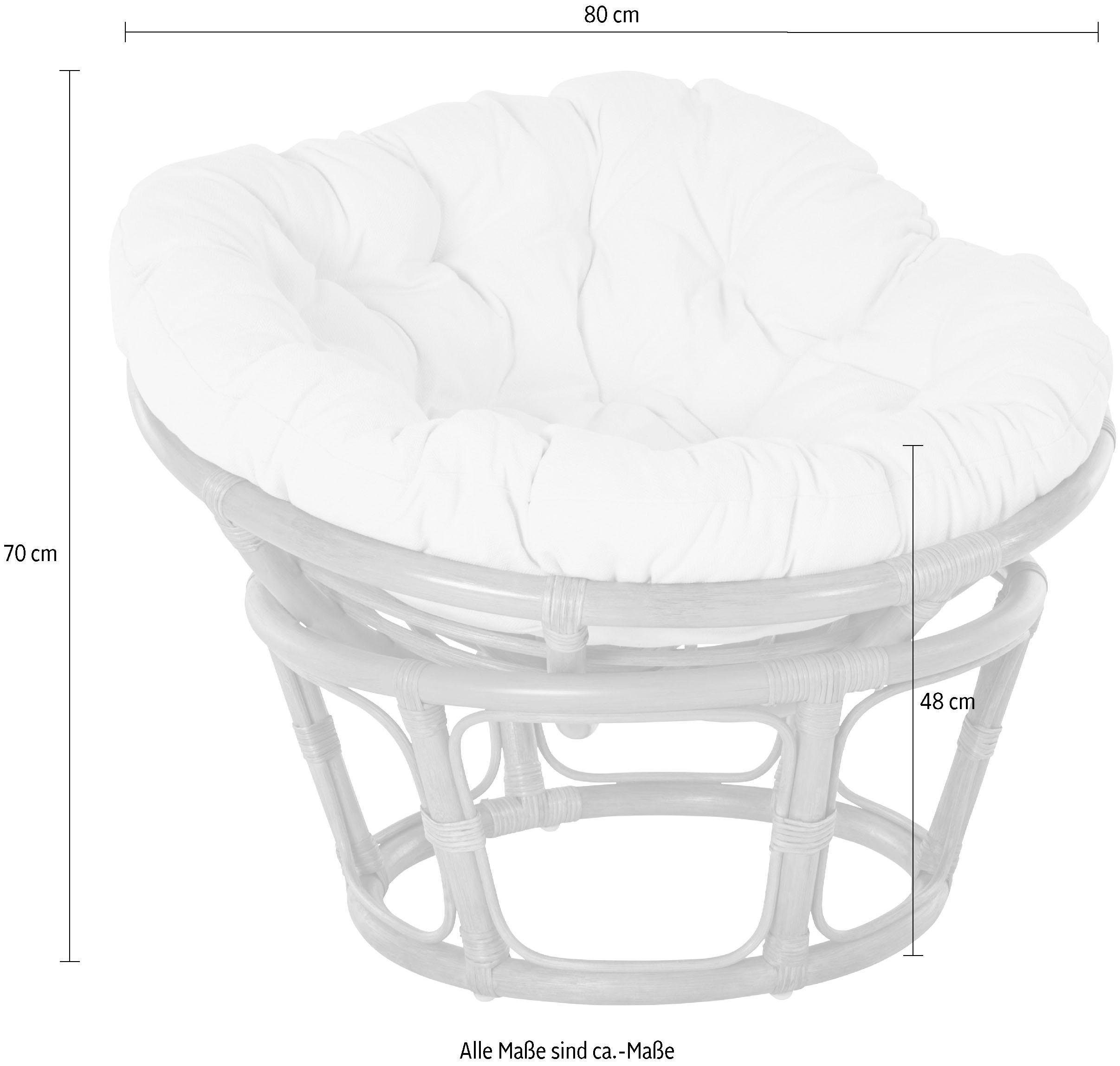 Home affaire Rattanstuhl, aus handgeflochtenem Rattan