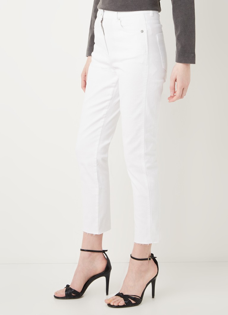 Blugi Whistles skinny fit cu talie înaltă și volane.