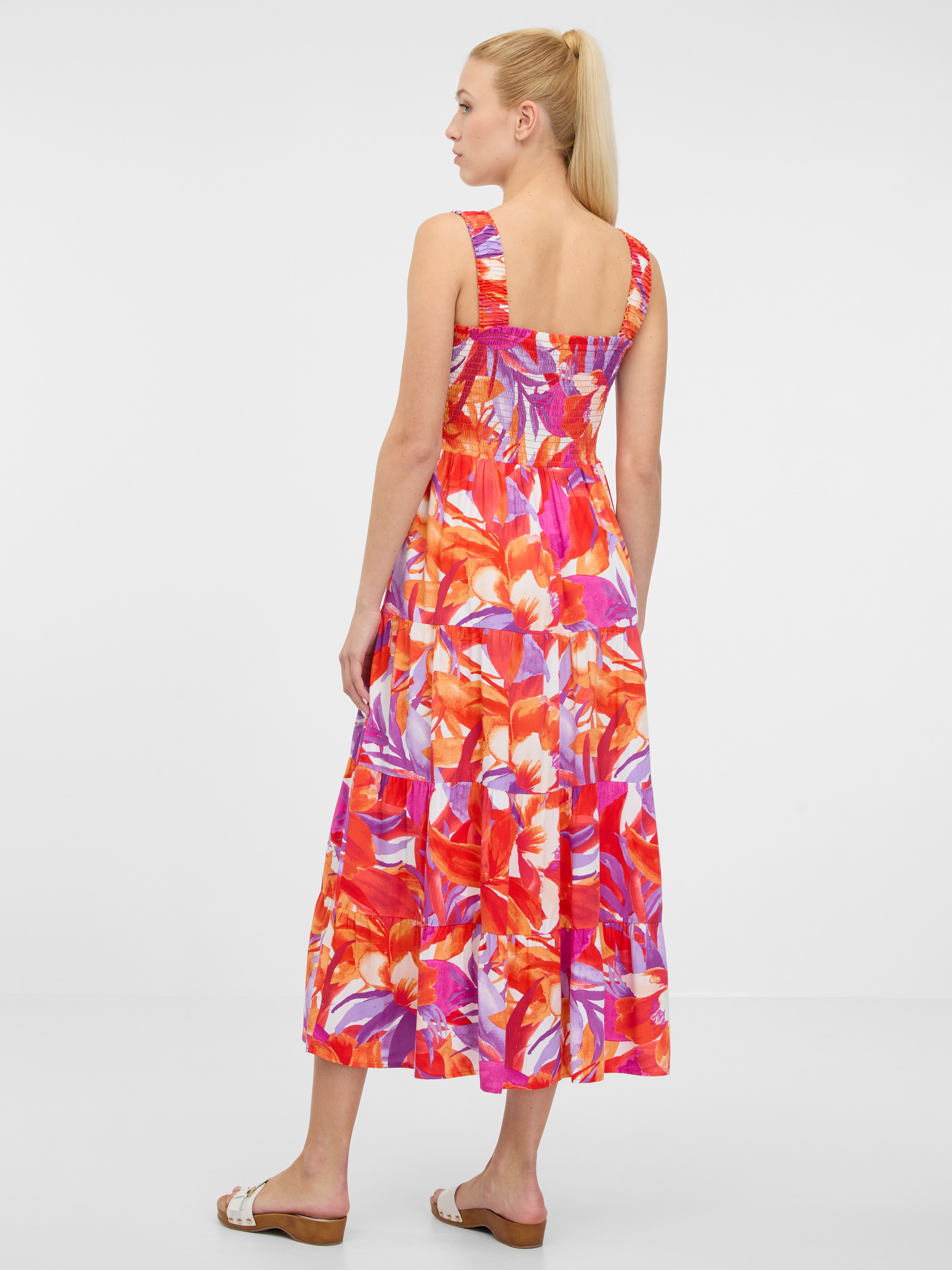 Dunkelrosa Damen Maxikleid ORSAY