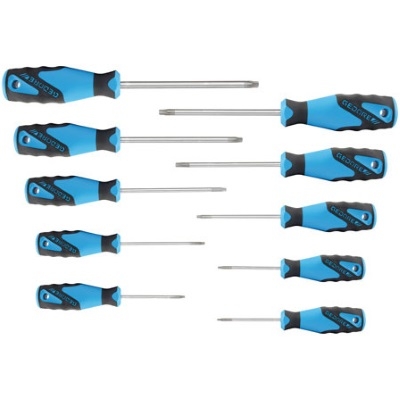 Gedore 1482335 2163 TX-010 3-C Schraubendrehersatz 10-teilig TORX T7-T40