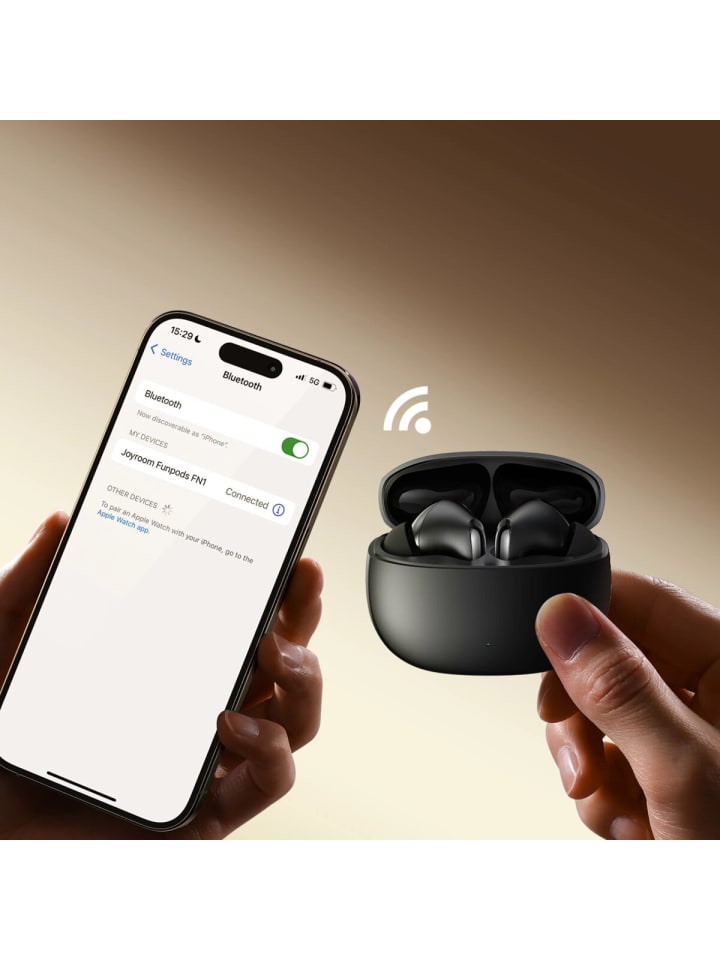 COFI 1453 Funpods kabellose In-Ear-TWS Bluetooth 5.4 ANC ENC-Kopfhörer in Schwarz günstig kaufen onesize
