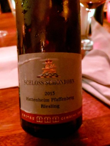 Domänenweingut Schloss Schönborn - Graf von SchönbornHattenheim Pfaffenberg Riesling Feinherb 2010