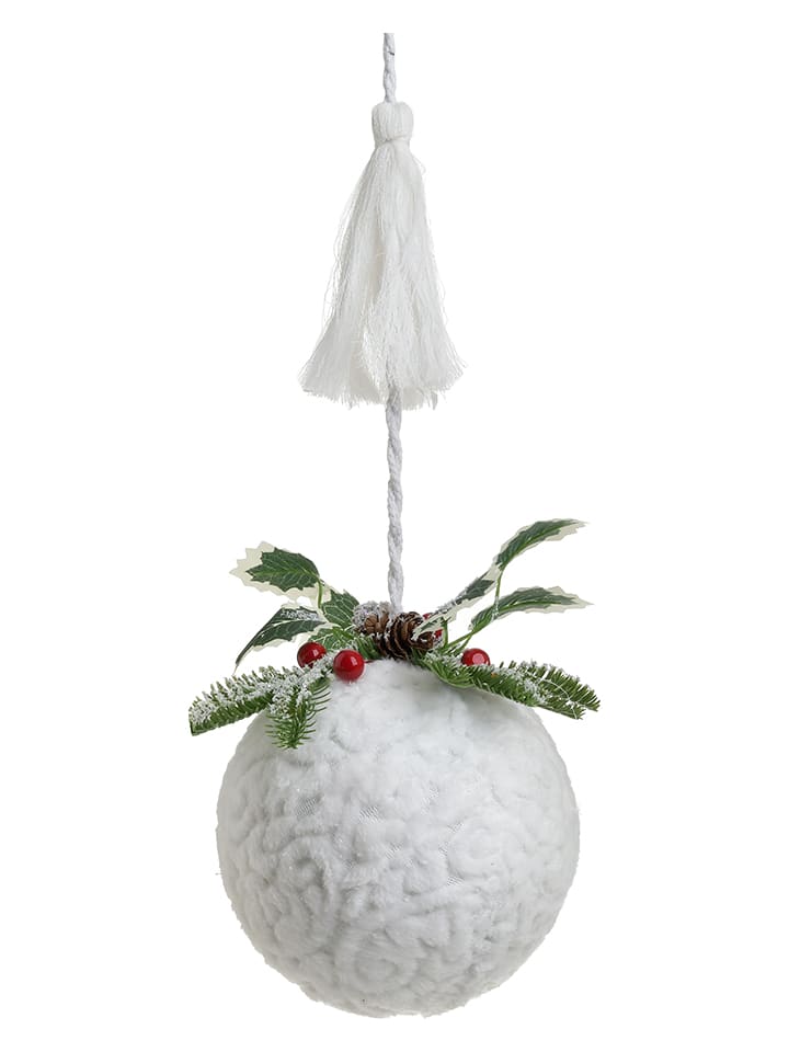 InArt Christbaumkugel in Weiß/ Grün/ Rot - Ø 15 cm günstig kaufen onesize
