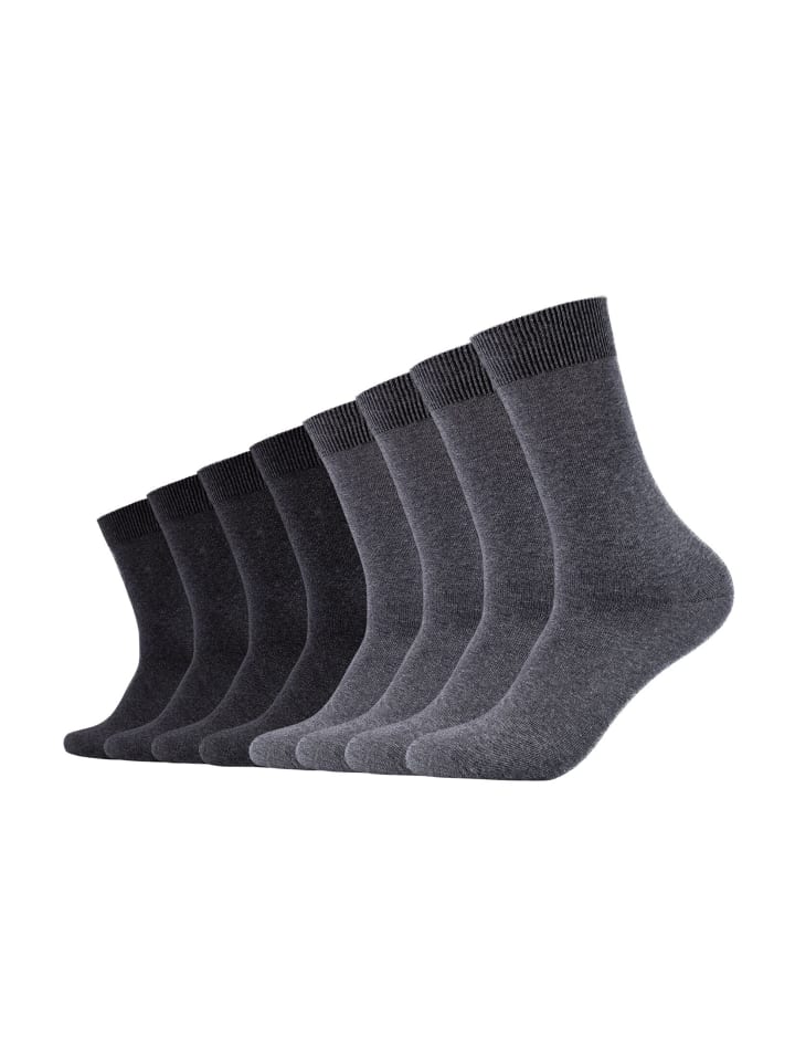 S. Oliver Socken 8er Pack essentials in Grau günstig kaufen