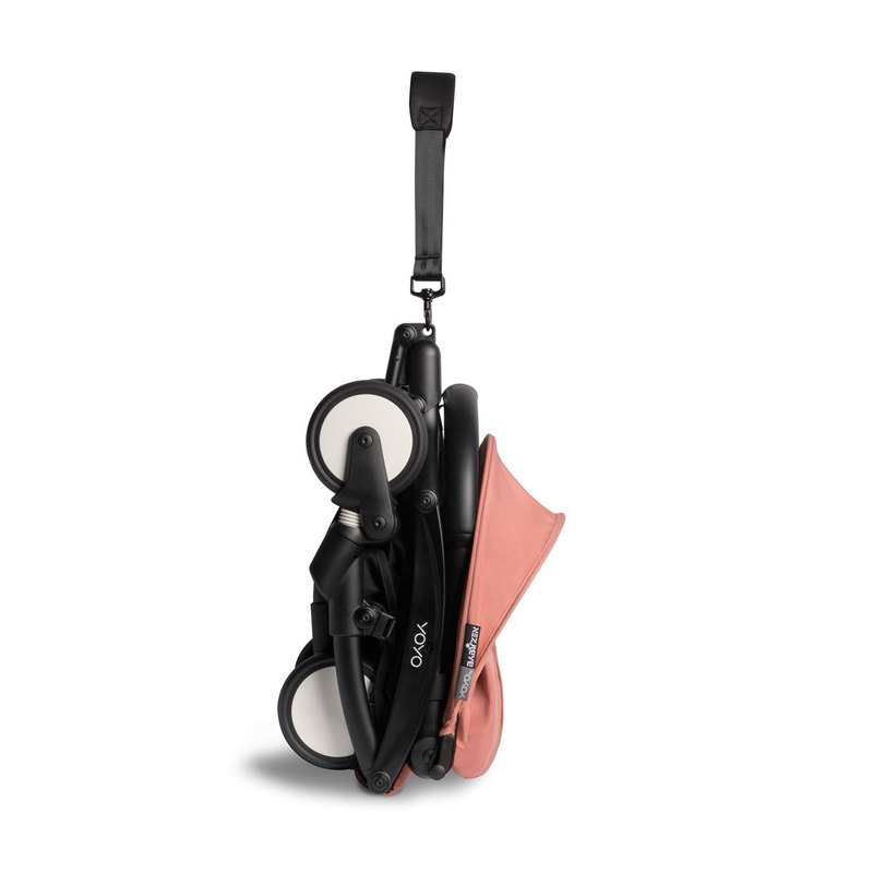 Poussette Yoyo2 4 roues châssis noir assise 6+ ginger Babyzen