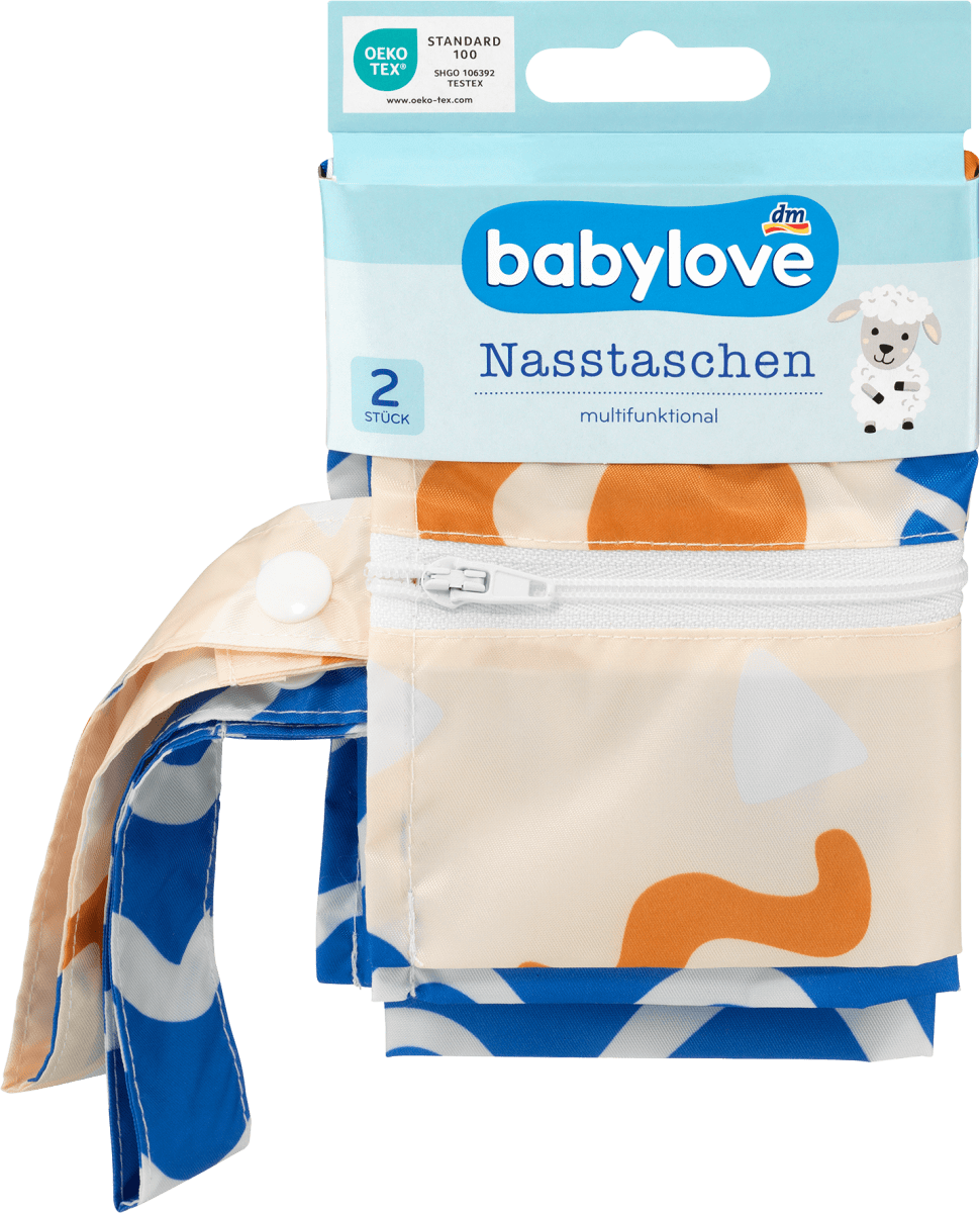 Nasstaschen-Set blau, 2 St