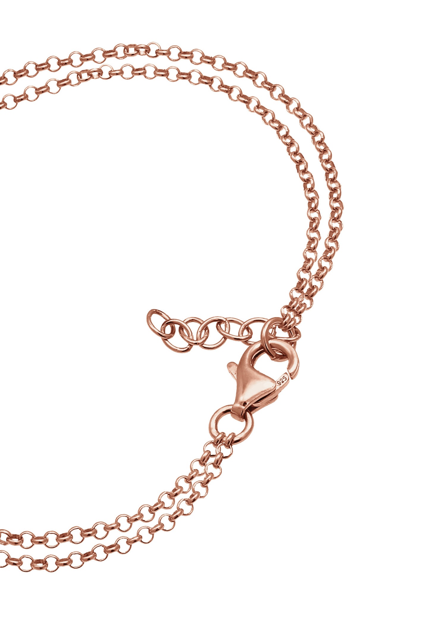 Círculo geométrico minimalista Elli para mujer en plata de ley 925