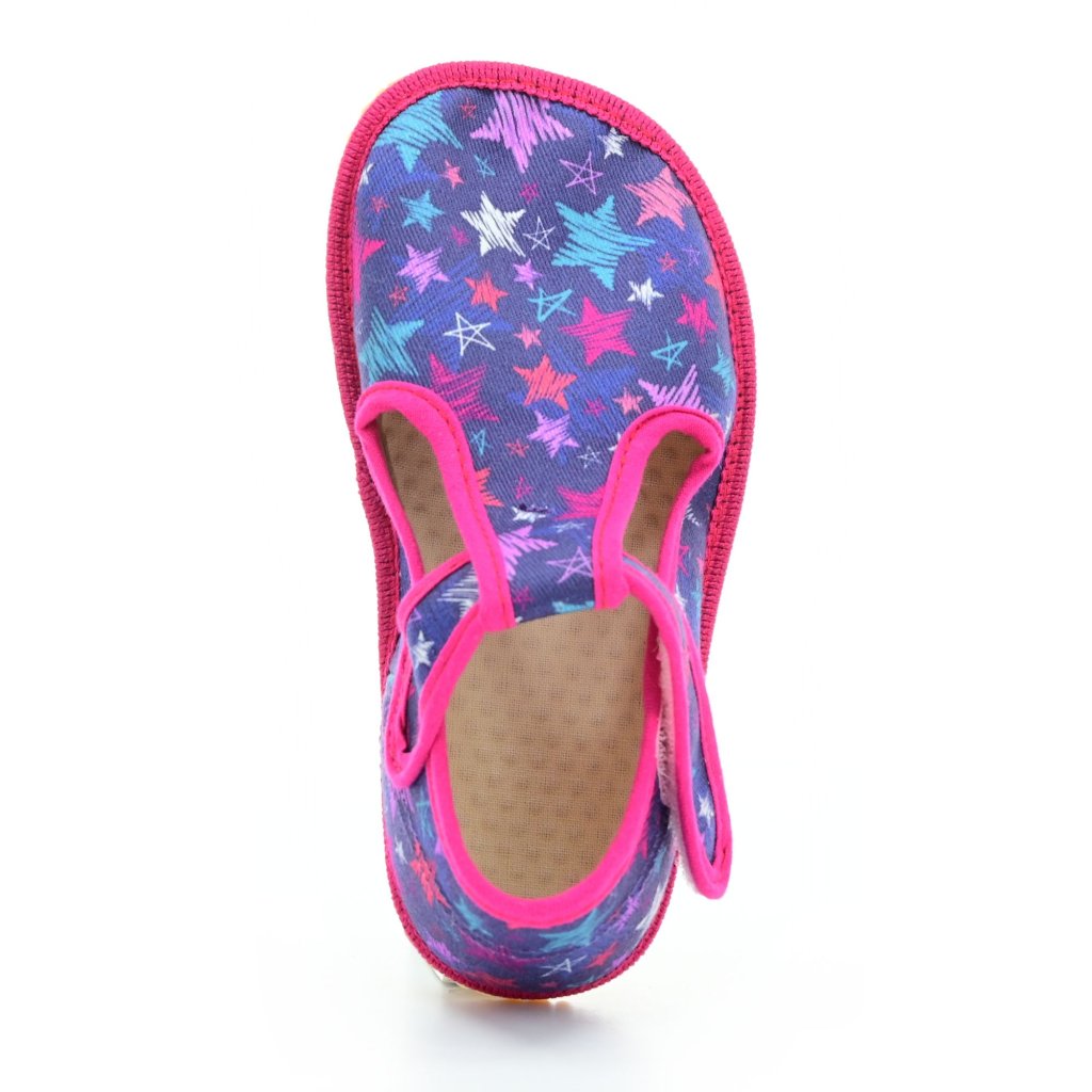 Beda Stars Canvas (BFN-170020/W) Barfuß-Hausschuhe