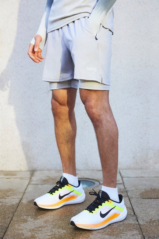 Man Active 2-in-1 Mesh-Shorts