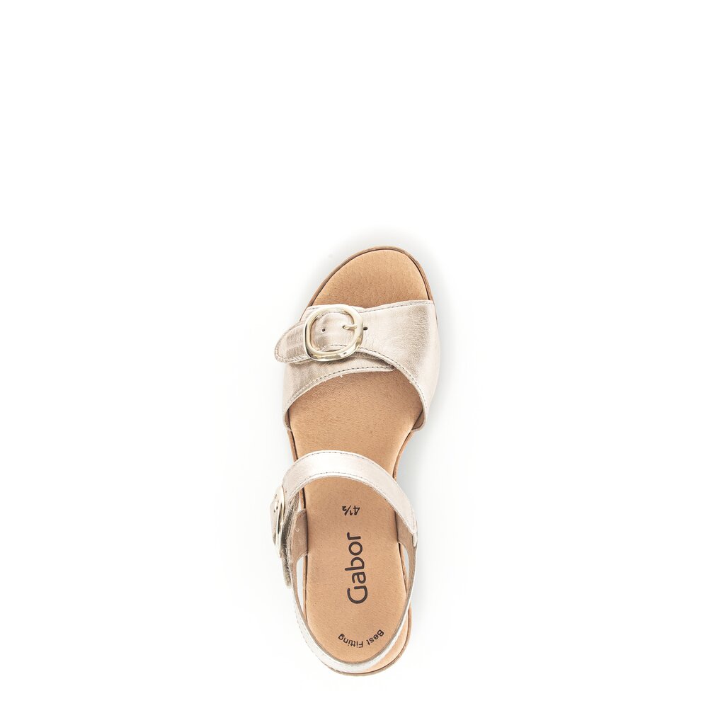 Gabor fashion Plateau Sandale beige