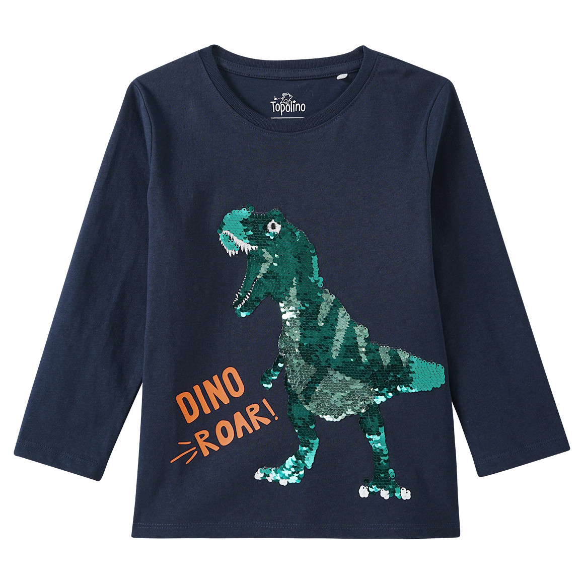 Jungen Langarmshirt mit Wendepailletten