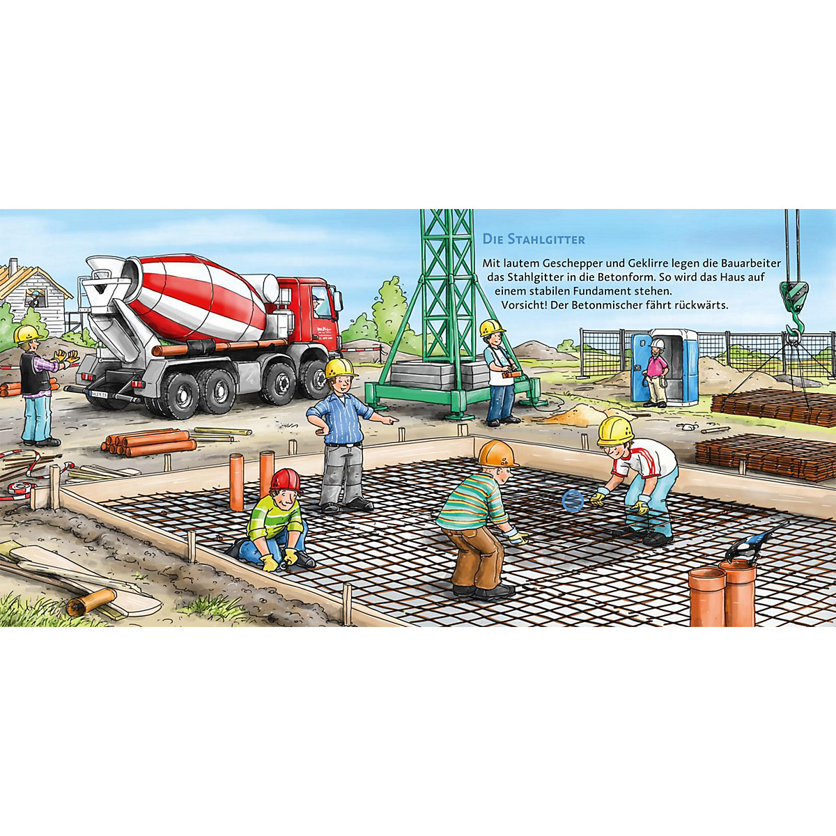 Hör mal: Auf der Baustelle, Soundbuch mit Baustellengeräuschen