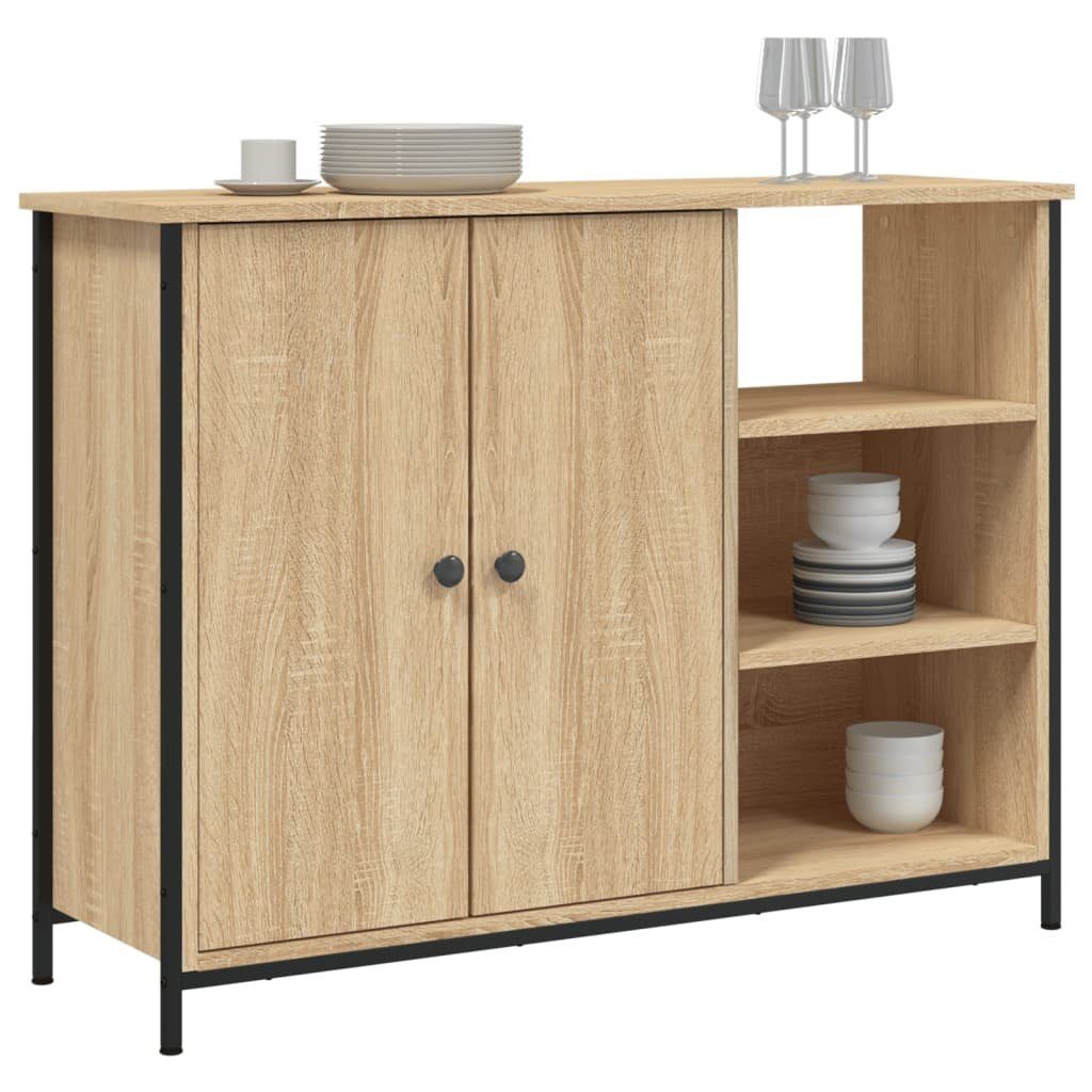 vidaXL Sideboard Sideboard Sonoma-Eiche 100x33x75 cm Holzwerkstoff (1 St)
