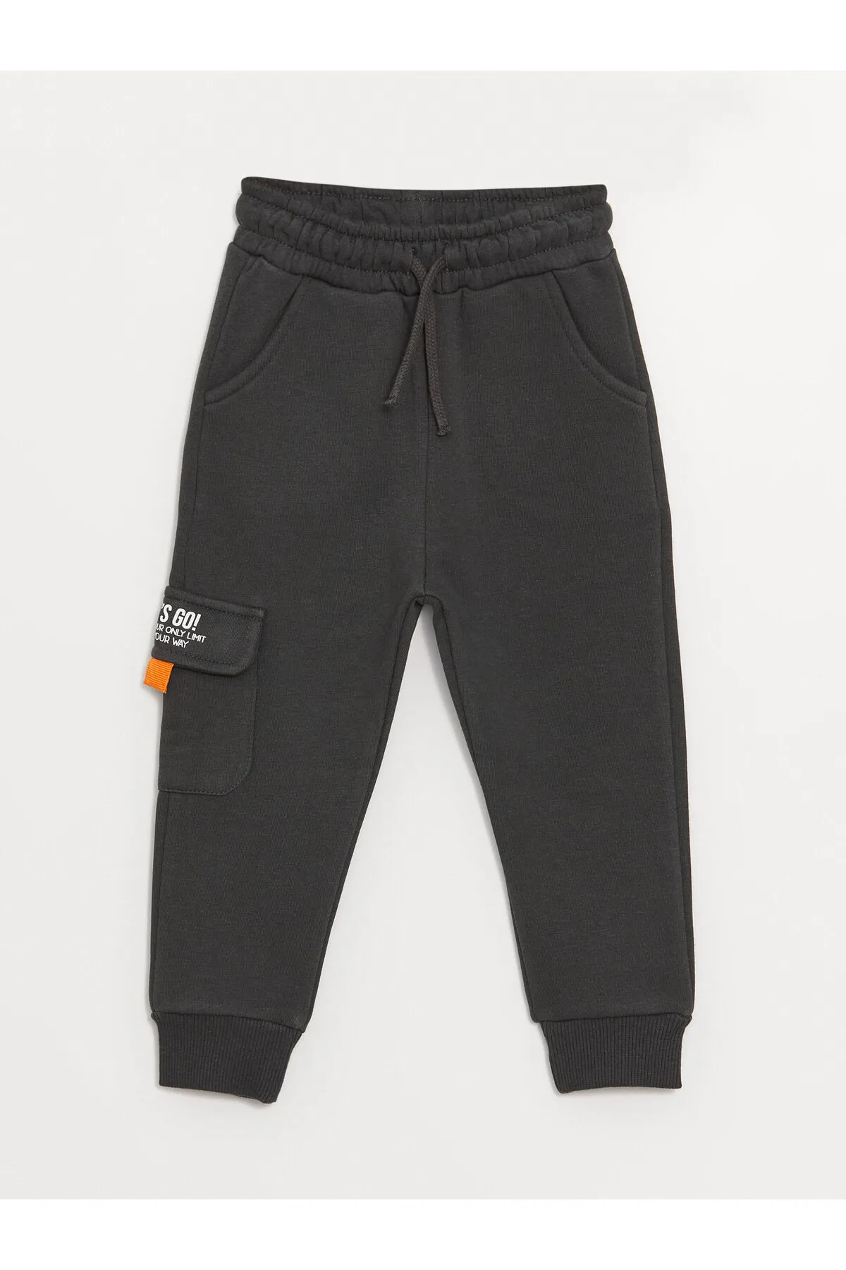 LC Waikiki  Bedrucktes, langärmliges Baby-Sweatshirt und Jogginghose mit Rundhalsausschnitt, 2-teiliges Set