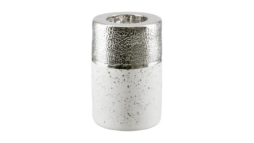 GILDE Keramik Teelichthalter Turin H=13cm