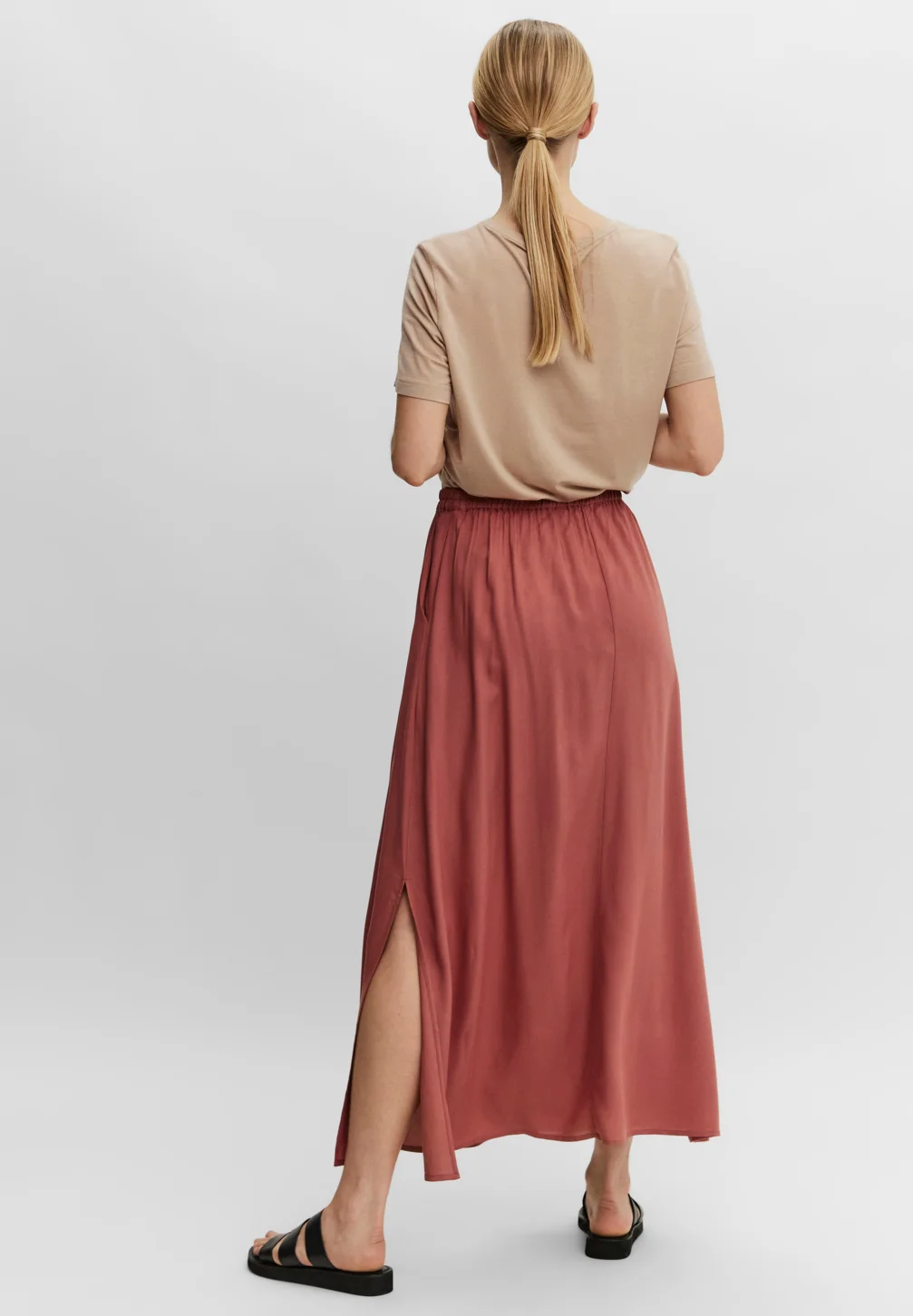 Vero Moda VMSIMPLY EASY SKIRT - Falda larga