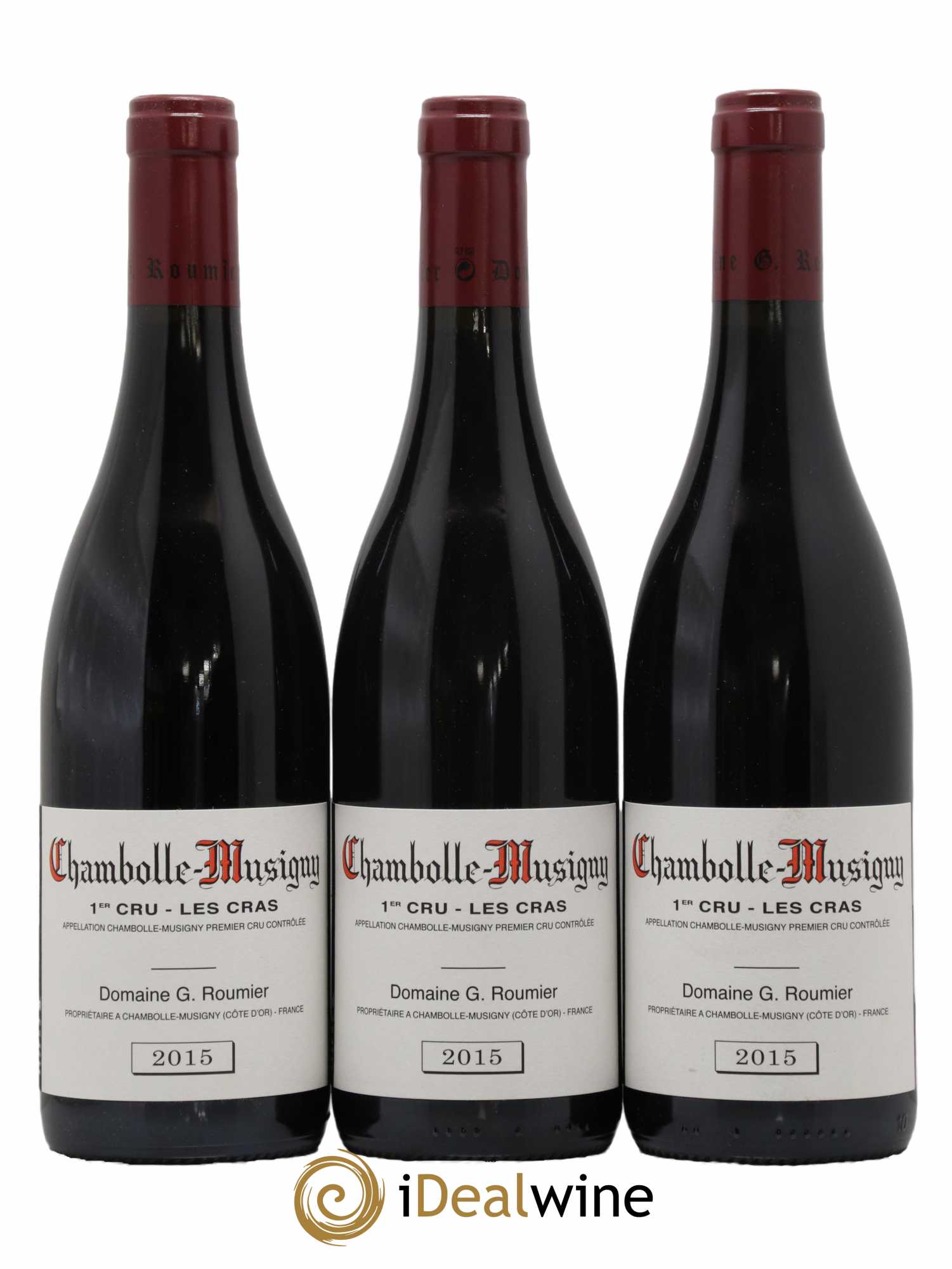 Chambolle-Musigny 1er Cru Les Cras Georges Roumier (Domaine)  2015 - Lot de 3 Bouteilles