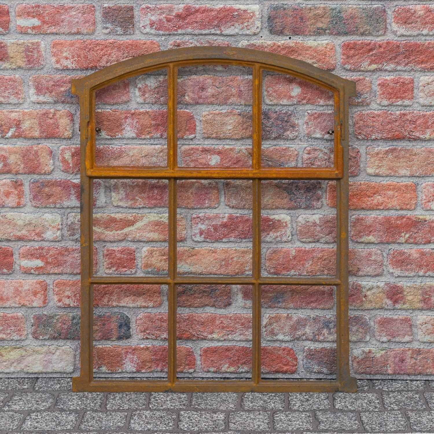 Aubaho Fenster Fenster zum Öffnen rost Stallfenster Eisenfenster Eisen 71cm Antik-Sti