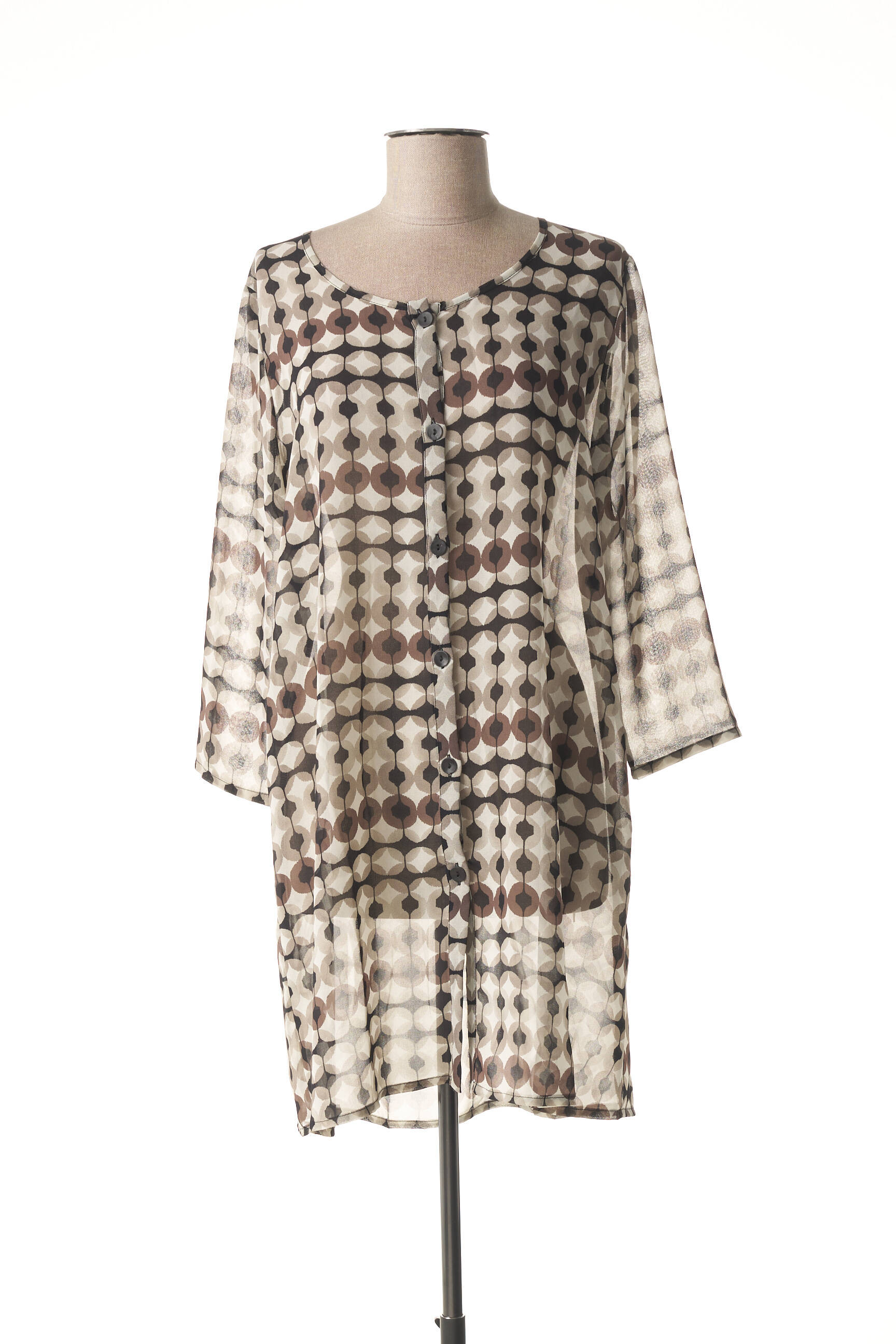 G Oze Tuniquemanchelongue Femme couleur marron