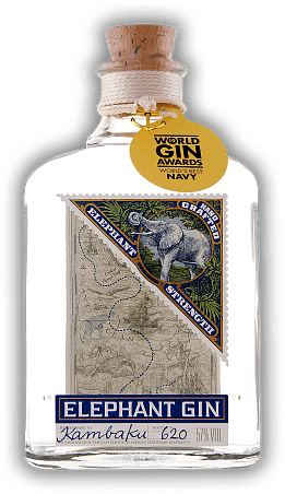 Elephant Strength Gin 57% Elephant Strength Gin 57% Eine stärkere und vollmundigere Variation des preisgekrönten Elephant London Dry Gin. 0,5	 Liter - Vol 57%