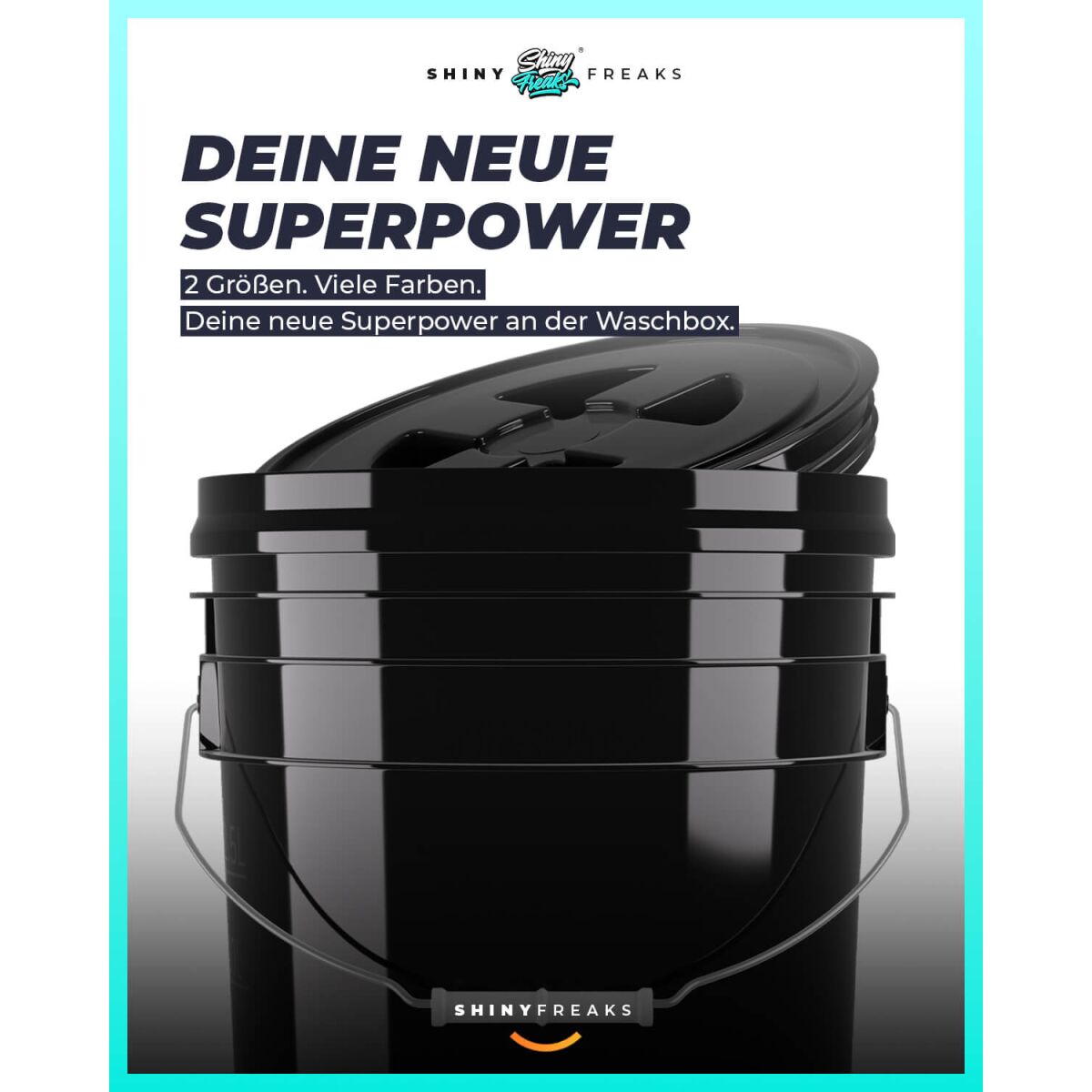 chemicalworkz Performance Buckets Wascheimer 5GAL Schwarz