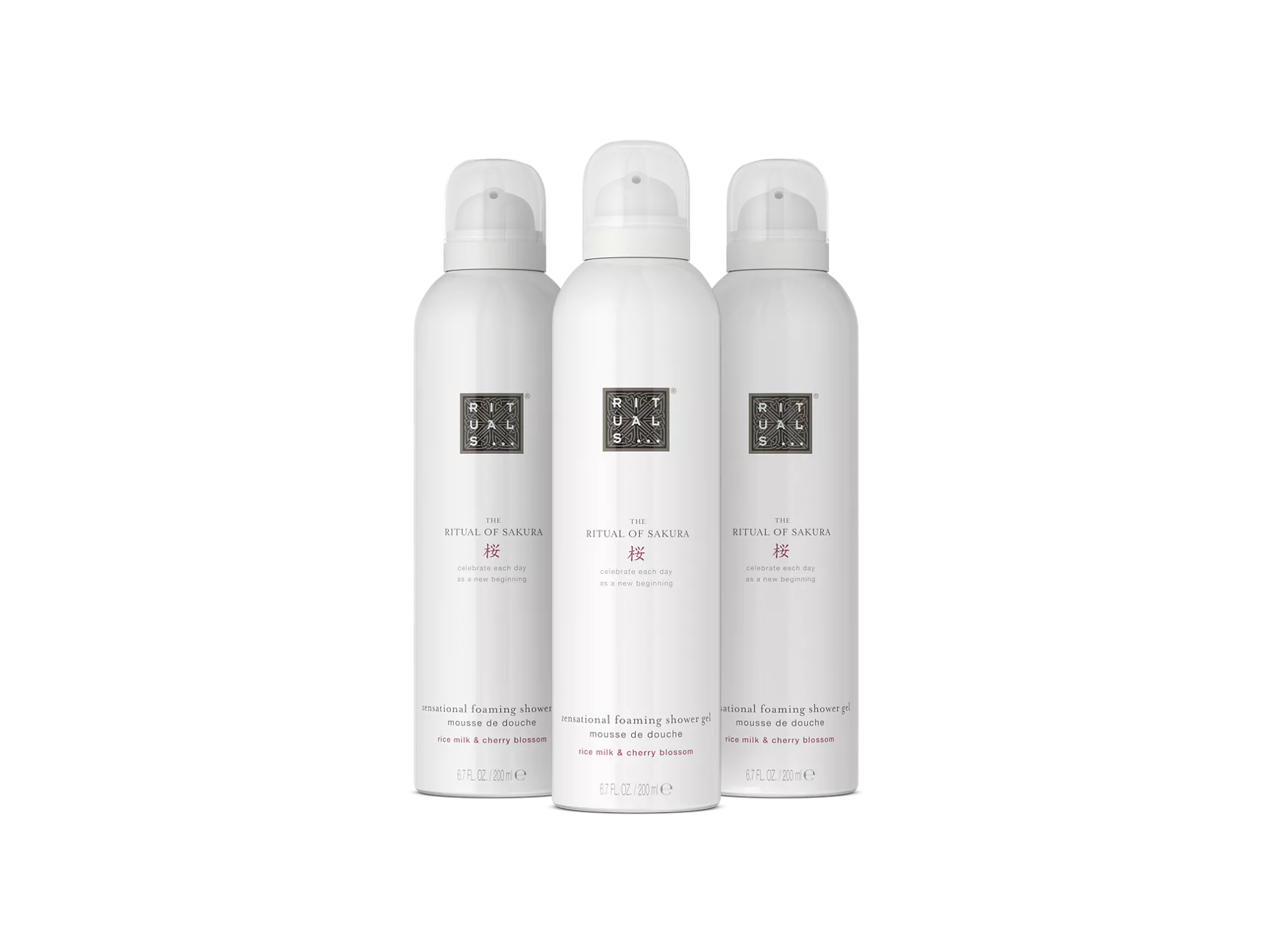 Pack économique de mousse de douche Sakura 2024