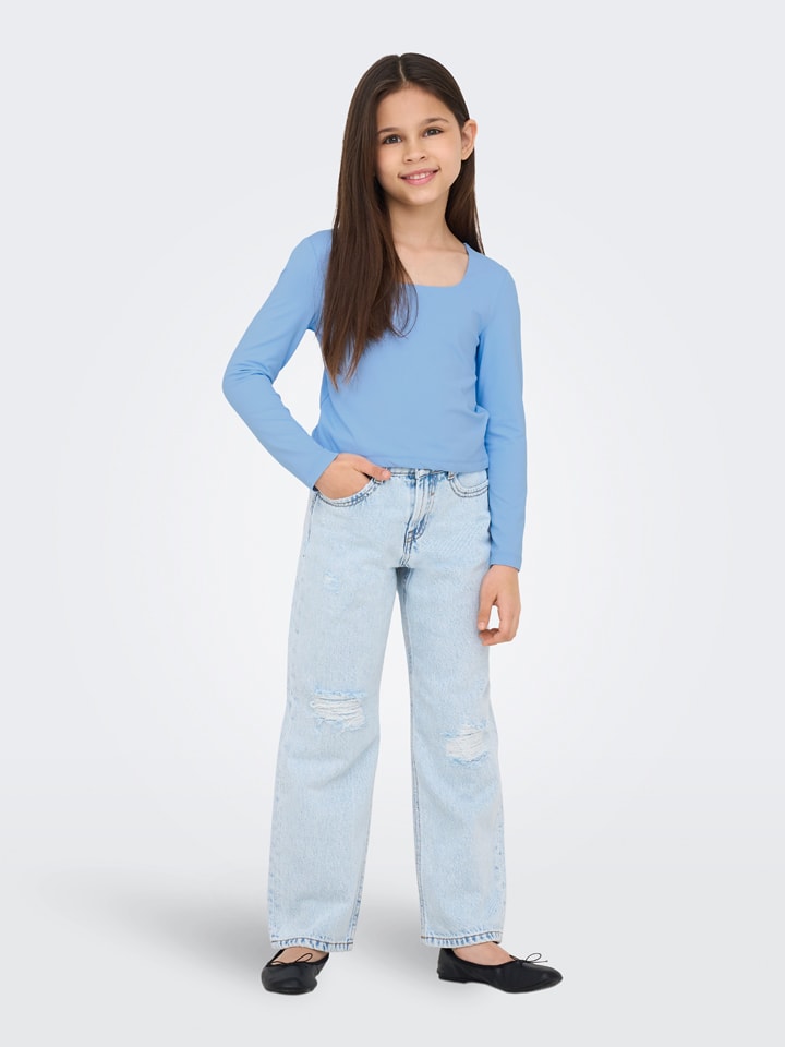 KIDS ONLY Longsleeve in Hellblau günstig kaufen