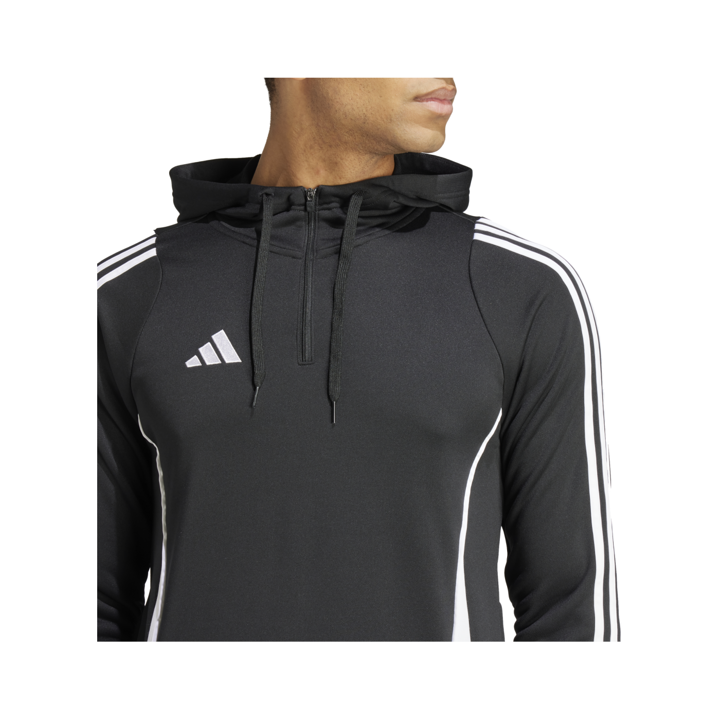 adidas Tiro 24 Hoody Schwarz Weiss