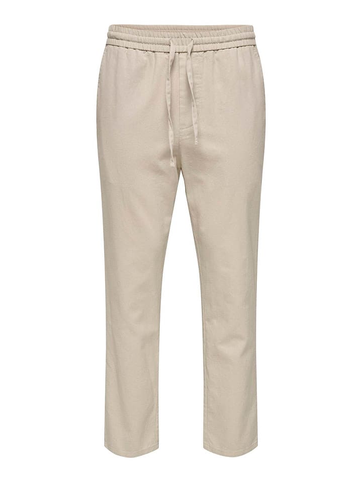ONLY & SONS Hose in Beige günstig kaufen