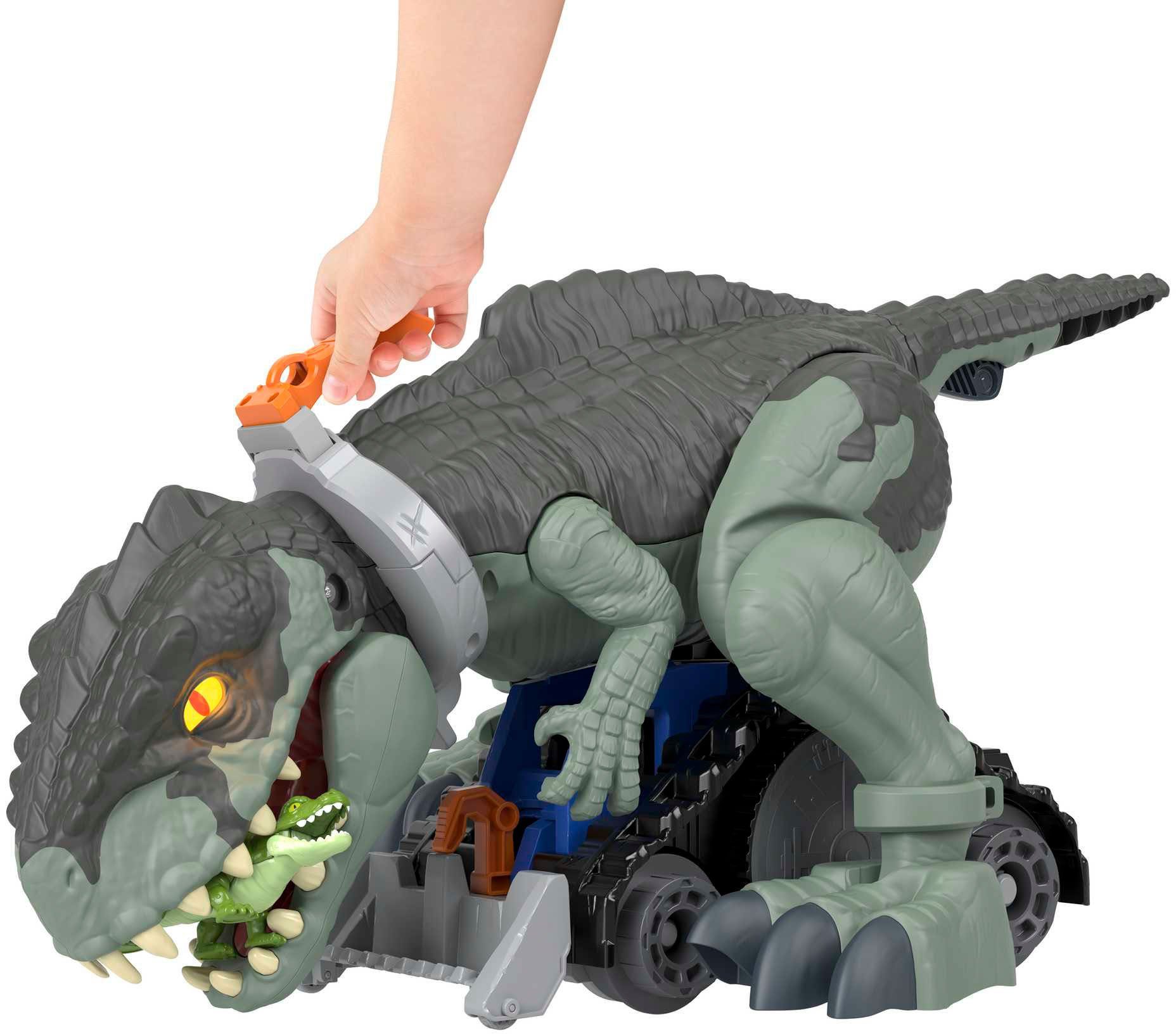 Mattel® Actionfigur Imaginext Jurassic World Riesen-Dinosaurier, inklusive Owen-Figur