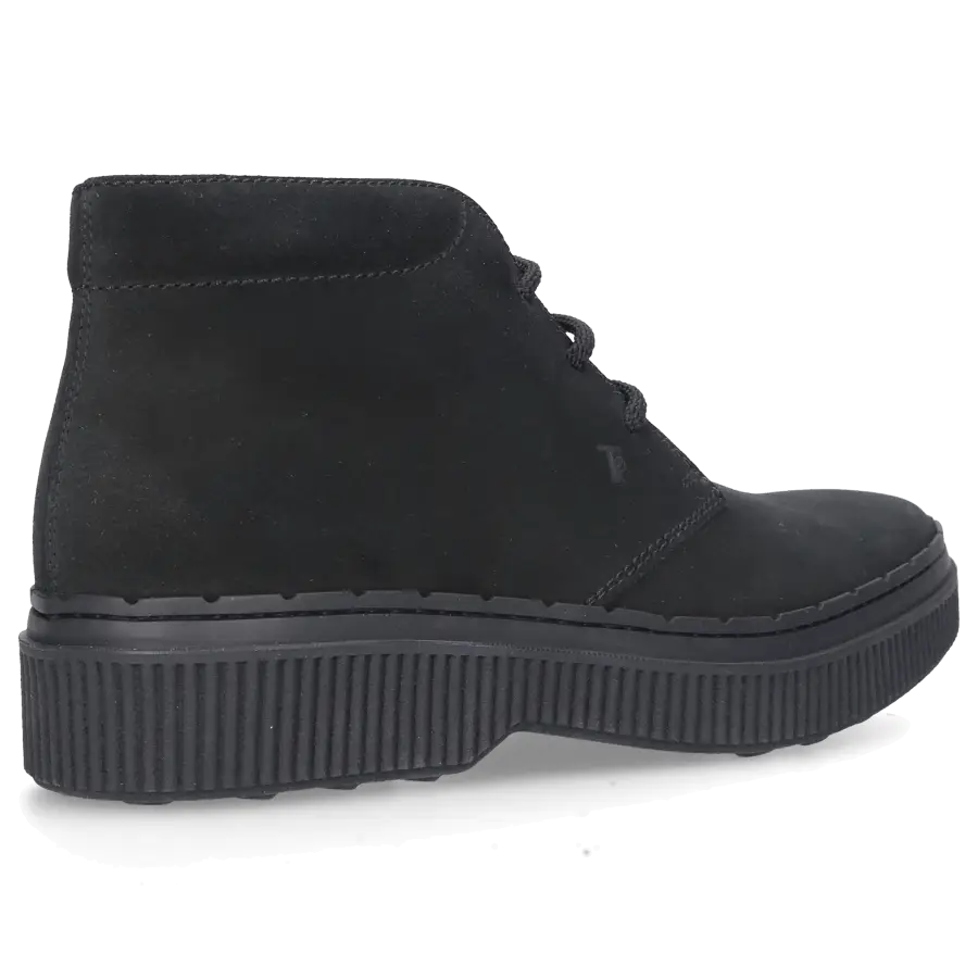 Tod's - Schnürboots A00D80 Veloursleder - schwarz
