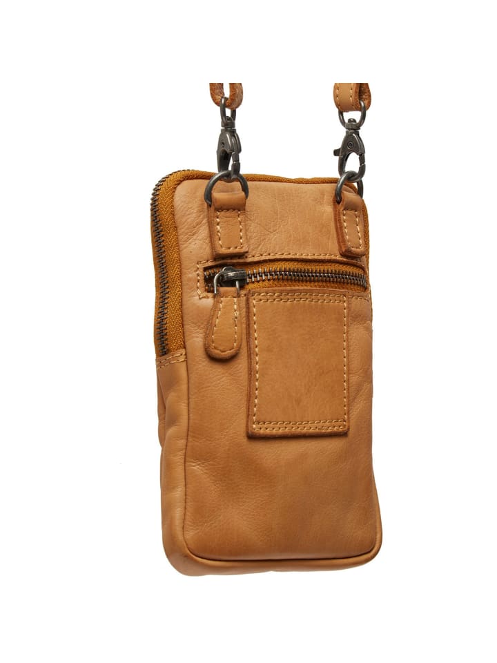 The Chesterfield Brand Salta Handytasche Leder 11 cm in ocher yellow günstig kaufen onesize