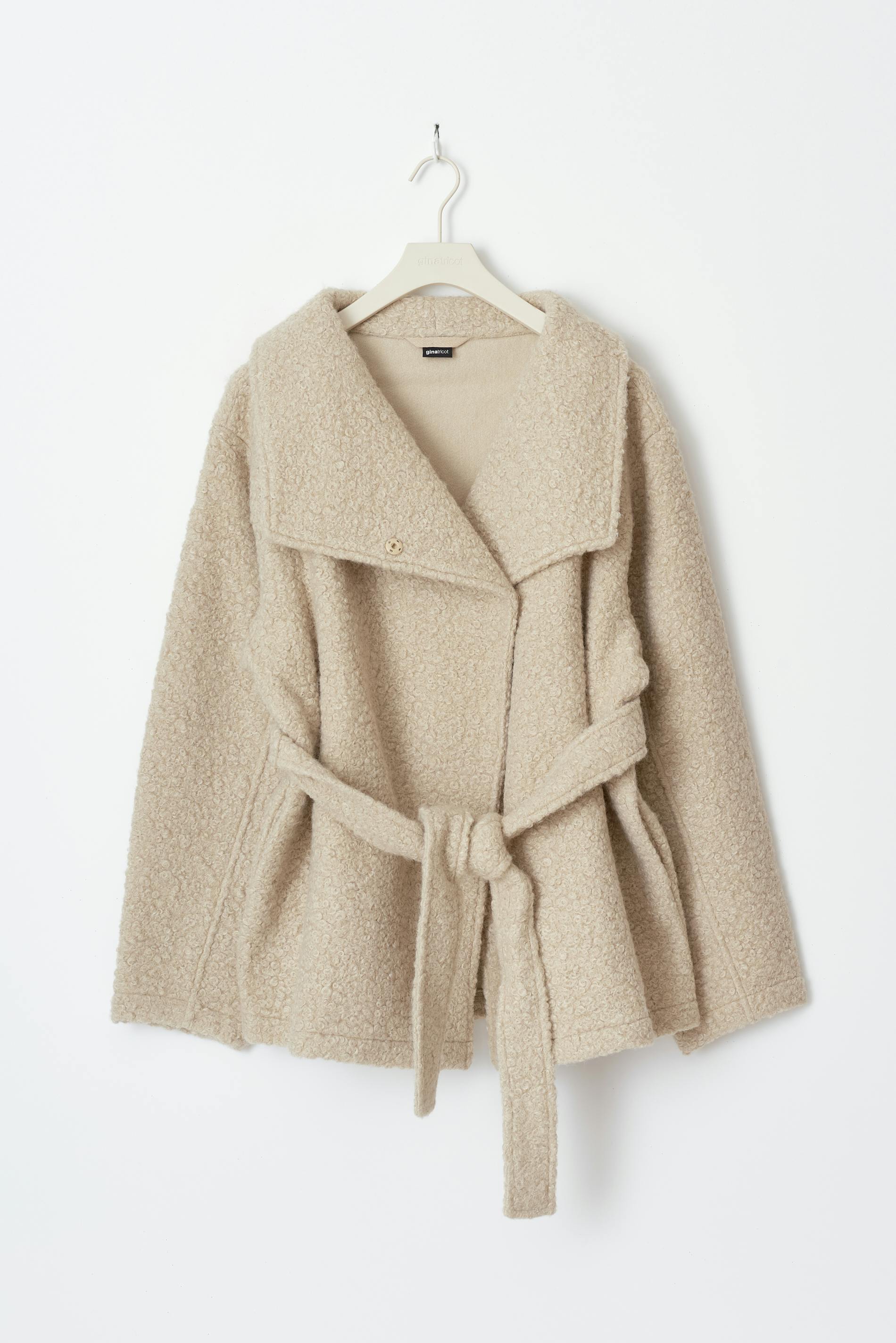 Soft belted jacket