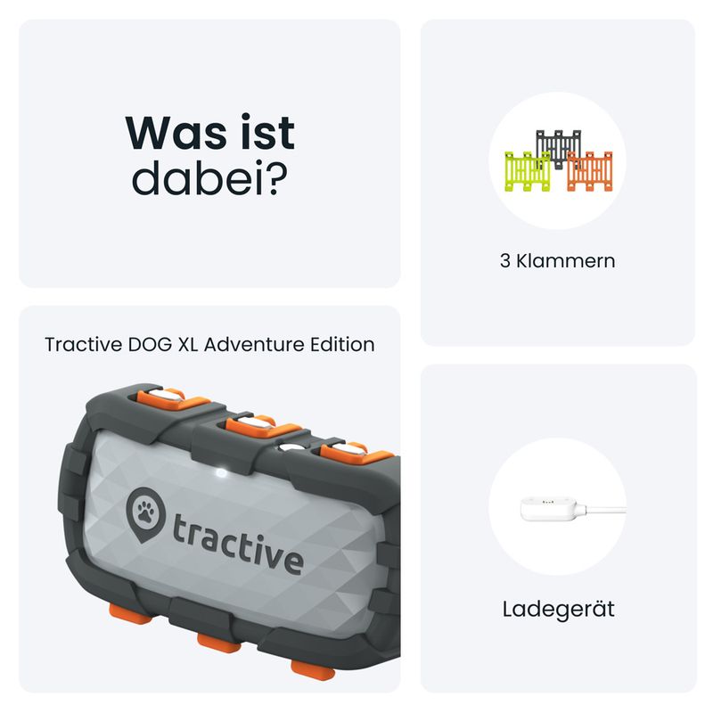 Tractive XL GPS Tracker für Hunde Adventure Edition