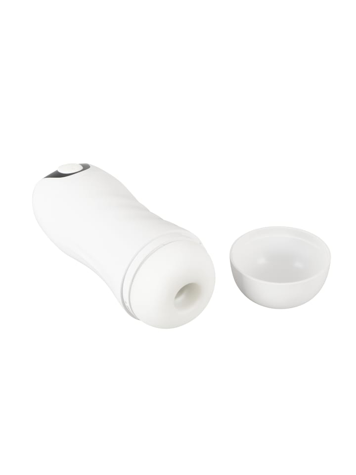 Stroker Masturbator Masturbator with 2 functions in weiß günstig kaufen 21 cm