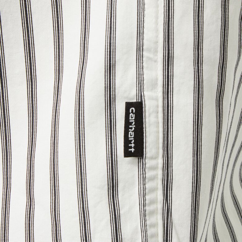 Carhartt WIP Longsleeve Ligety Shirt Cotton Poplin wax/ black
