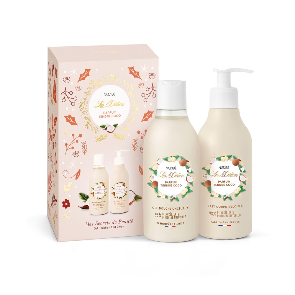 Nocibé Les Délices - Mes Secrets de Beauté Coffret bain Tendre Coco