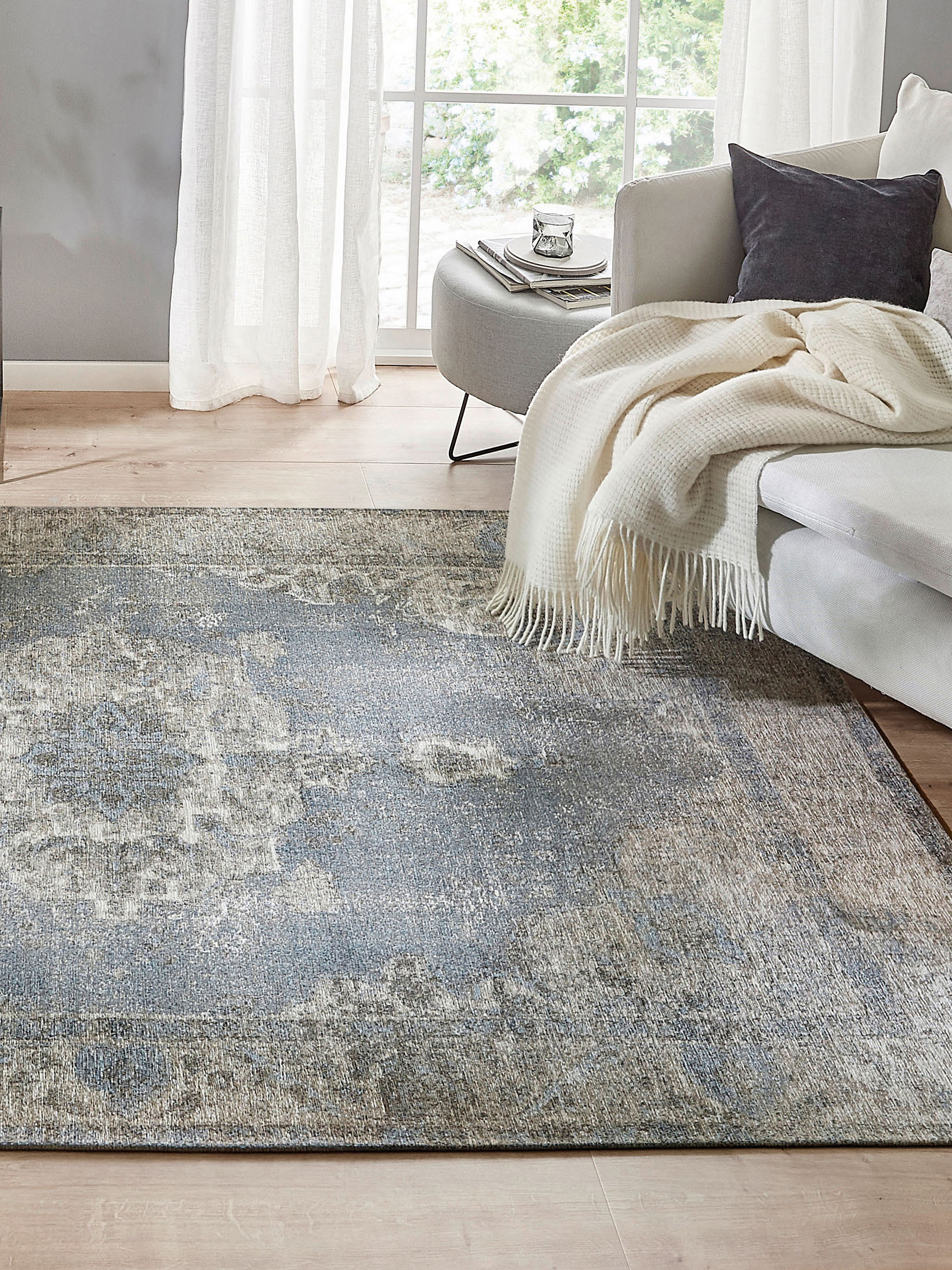 La Rochelle Vintage-Teppich, Blue